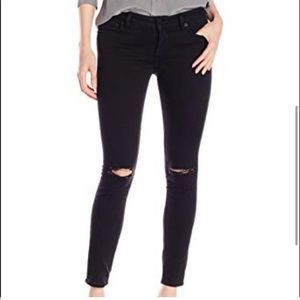 Lucky Brand Lolita Skinny gray black distressed 2/26